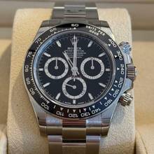 Thumbnail von Rolex Daytona 126500LN 2024 original verklebt schwarz black unworn ungetragen stickers </h1>