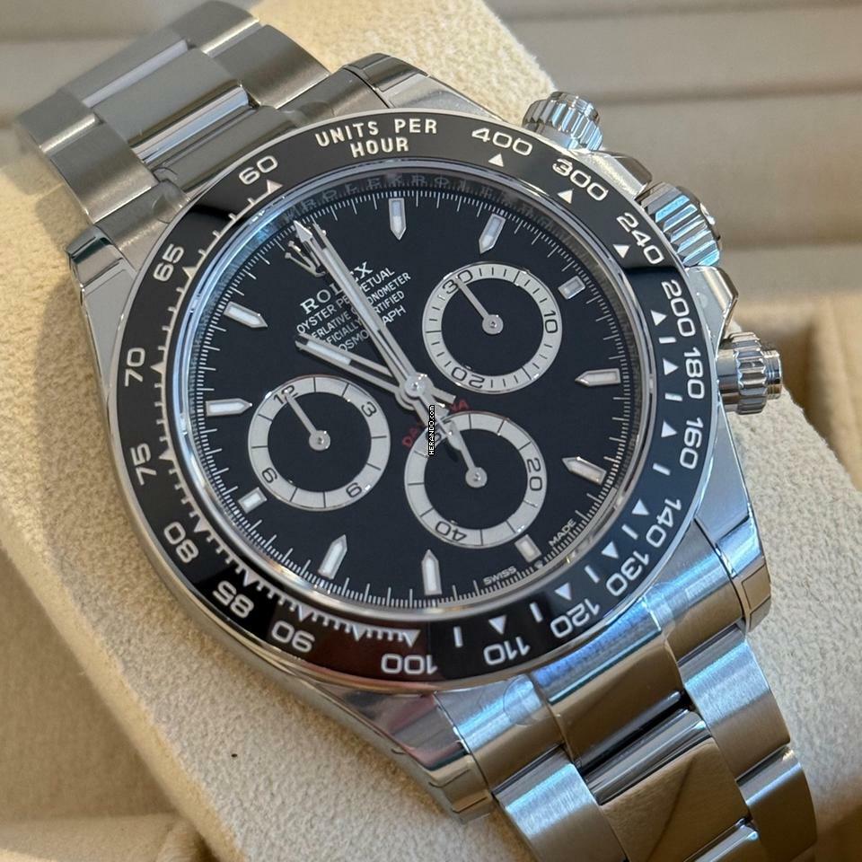 Rolex Daytona 126500LN 2024 original verklebt schwarz black unworn ungetragen stickers </h1>