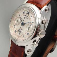 Thumbnail von Franck Muller Chronograph Double Face Platinum Ref.: 7000 CC DF Box + Papiere FM Service