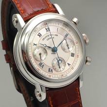 Thumbnail von Franck Muller Chronograph Double Face Platinum Ref.: 7000 CC DF Box + Papiere FM Service