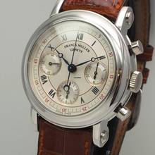 Thumbnail von Franck Muller Chronograph Double Face Platinum Ref.: 7000 CC DF Box + Papiere FM Service