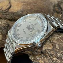 Thumbnail von Rolex Day-Date II Day-Date II Weißgold - Ref. 218239 - FULL SET 2014 - Diamantlünette (Aftermarket) </h1>