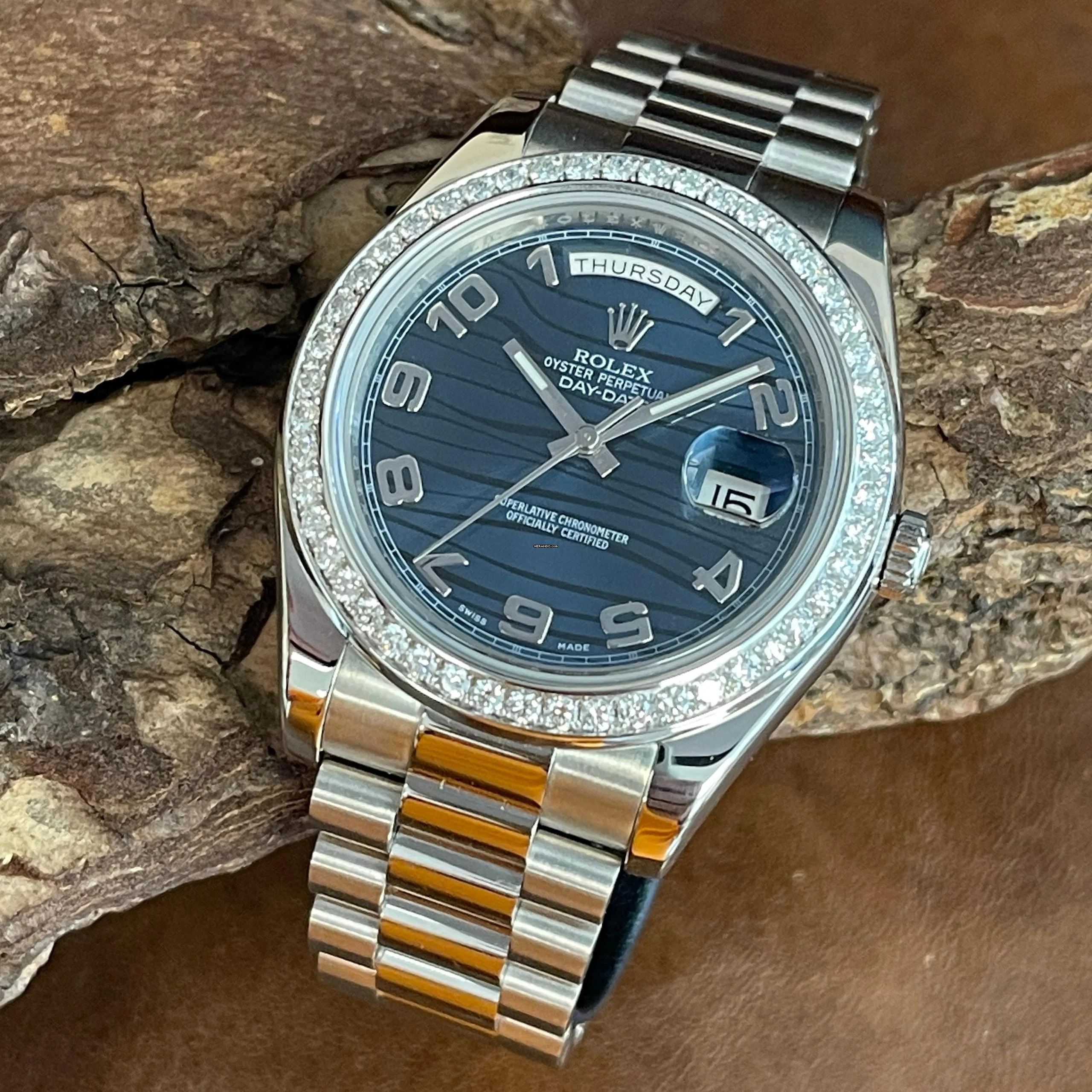  Rolex Day-Date II Day-Date II Weißgold - Ref. 218239 - FULL SET 2014 </h1> 