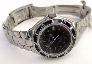 Thumbnail von Omega Seamaster 200m Professional Vintage Pre Bond 38mm Quartz Schwarzes Zifferblatt 396.1052 3961052