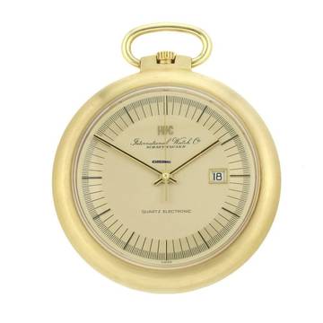  IWC Pocket Watch Taschenuhr Quartz Electronic Ref.3001 BJ.1970 </h1> 