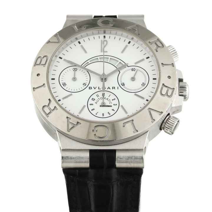  Bulgari Diagono Regatta Chronograph 18K Whitegold </h1> 