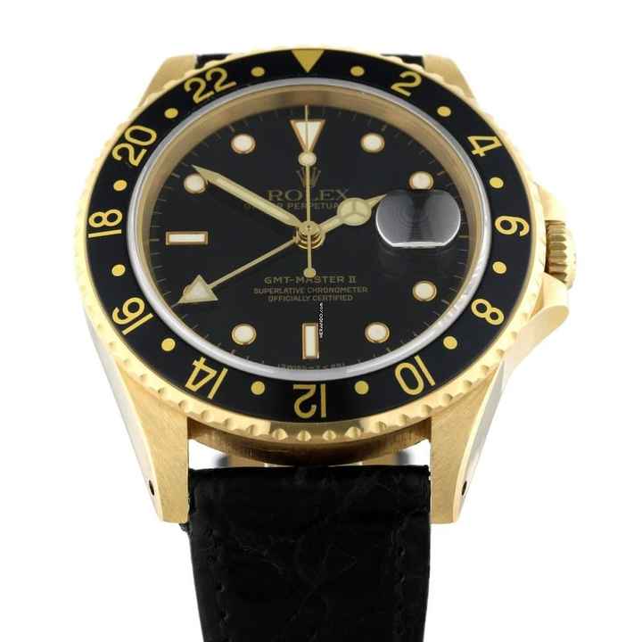  Rolex GMT-Master II Yellow Gold Ref.16718 Fullset  