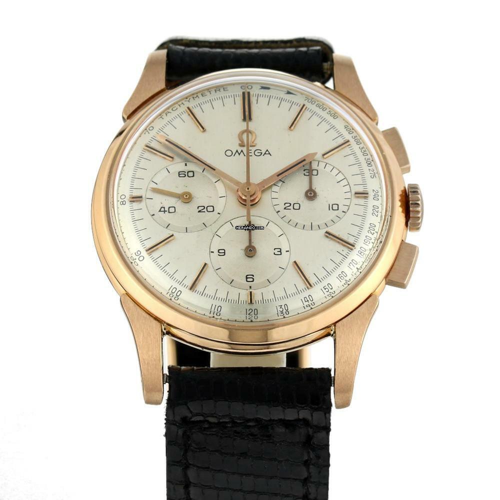 Omega Chronograph 3 Register Pink Gold </h1>