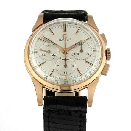  Omega Chronograph 3 Register Pink Gold </h1> 
