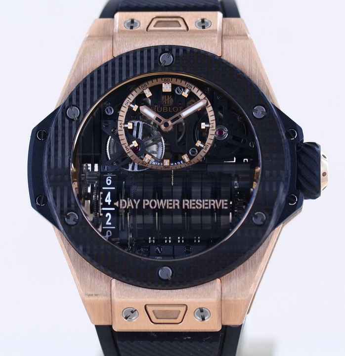  Hublot Kollektion MP MP-11 18K Roségold King Gold 14 Days Carbon 3D Limited Luxusuhr B+P </h1> 