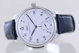 Thumbnail von IWC Portugieser Minute Repeater Platinum Limited 44mm B+P </h1>