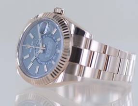 Thumbnail von Rolex Sky-Dweller Roségold grey Dial Herrenuhr 42 mm B+P GMT </h1>