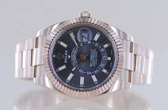 Thumbnail von Rolex Sky-Dweller Roségold grey Dial Herrenuhr 42 mm B+P GMT </h1>