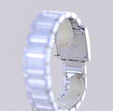 Thumbnail von Cartier Tank Française 2365 Lady 18K Weißgold Full Diamond Factory Luxusuhr rar </h1>