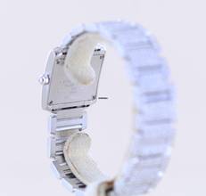 Thumbnail von Cartier Tank Française 2365 Lady 18K Weißgold Full Diamond Factory Luxusuhr rar </h1>