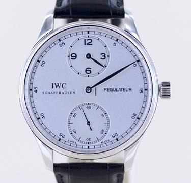  IWC Portugieser Regulateur Platinum Limited 43mm Dresswatch Klassiker B+P </h1> 