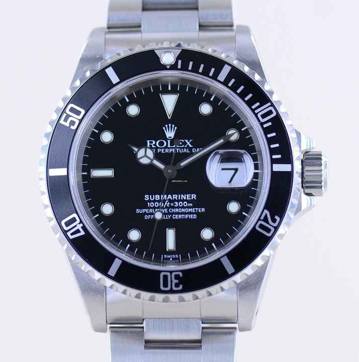  Rolex Submariner Date 16610 Klassiker A-Serie Diver Automatic Swiss Only </h1> 