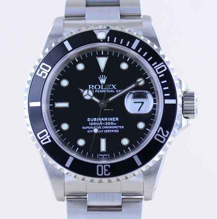  Rolex Submariner Date 16610 Klassiker A-Serie Diver Automatic Swiss Only </h1> 