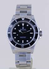 Thumbnail von Rolex Submariner (No Date) 14060 No-Date 2-Liner Tritium Oysterband 1999 Taucher B+P </h1>