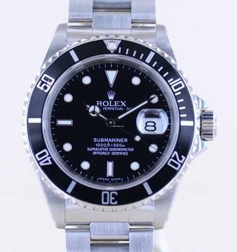  Rolex Submariner Date 16610 Klassiker N-Serie Diver 1991 Taucheruhr  