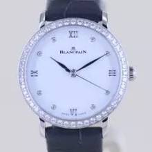 Thumbnail von Blancpain Villeret Ultraflach Ultraplate Lady 29mm white dial 18K White Gold Diamonds Automatic </h1>