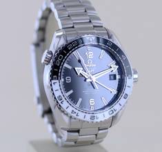 Thumbnail von Omega Seamaster Planet Ocean Co-Axial GMT Black White 43,5 mm Cal. 8906 Diver B+P </h1>