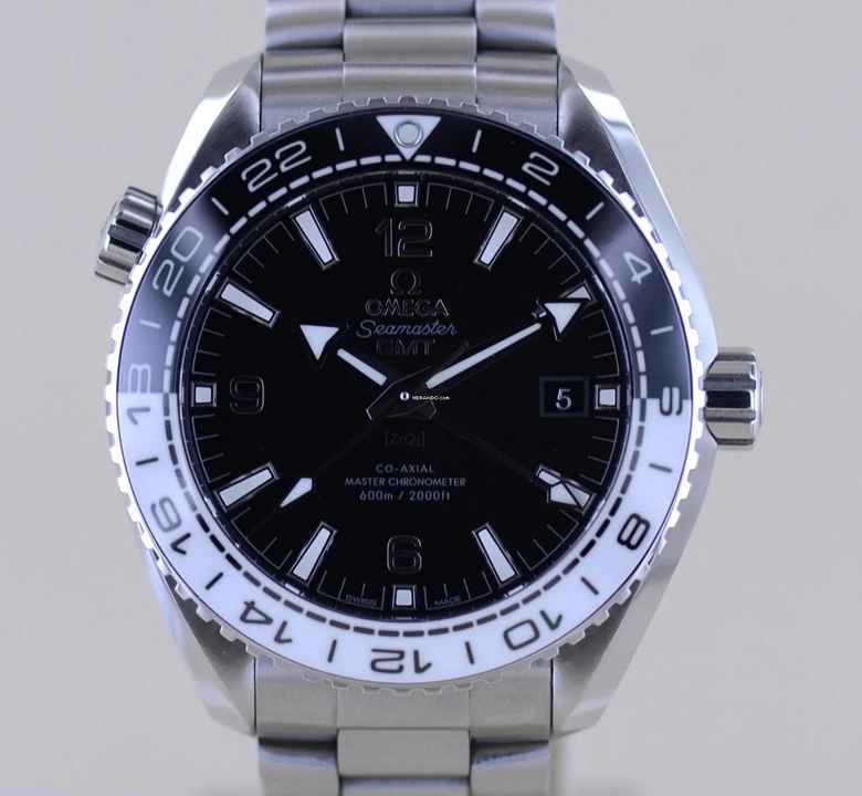  Omega Seamaster Planet Ocean Co-Axial GMT Black White 43,5 mm Cal. 8906 Diver B+P </h1> 