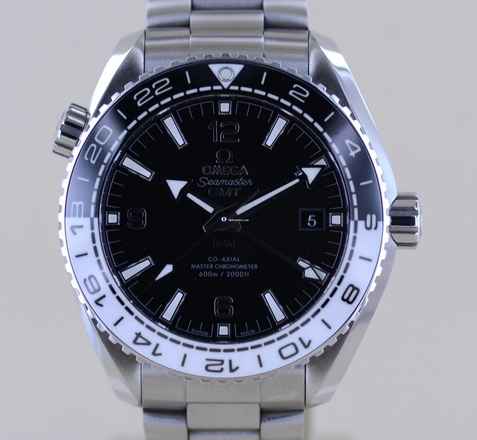  Omega Seamaster Planet Ocean Co-Axial GMT Black White 43,5 mm Cal. 8906 Diver B+P </h1> 
