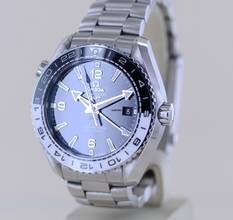 Thumbnail von Omega Seamaster Planet Ocean Co-Axial GMT Black White 43,5 mm Cal. 8906 Diver B+P </h1>