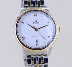 Thumbnail von Omega De Ville Prestige Co-Axial Date Stahl Gold 40mm roman dial Top B+P Neu
