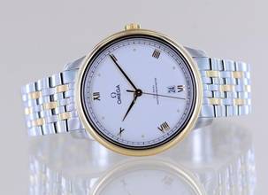 Thumbnail von Omega De Ville Prestige Co-Axial Date Stahl Gold 40mm roman dial Top B+P Neu