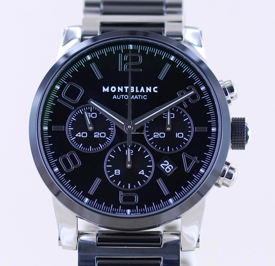  Montblanc Timewalker Stahl Keramik Chronograph Black Dial Automatic 4810 </h1> 