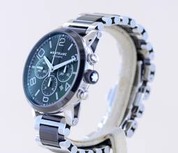 Thumbnail von Montblanc Timewalker Stahl Keramik Chronograph Black Dial Automatic 4810 </h1>