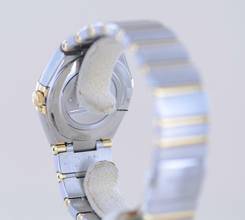 Thumbnail von Omega Constellation Ladies Lady Stahl Manhattan Champagner Diamond Dial 28mm B+P