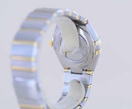 Thumbnail von Omega Constellation Ladies Lady Stahl Manhattan Champagner Diamond Dial 28mm B+P