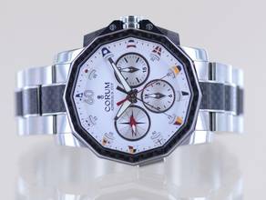 Thumbnail von Corum Admiral's Cup Split Second Chronograph Stahl White Dial 44mm Automatic </h1>