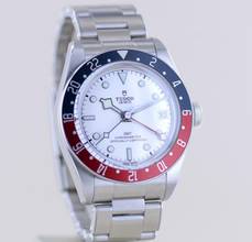 Thumbnail von Tudor Black Bay GMT RB white Dial Top Heritage Pepsi 2023 B+P Diver Stahlband </h1>