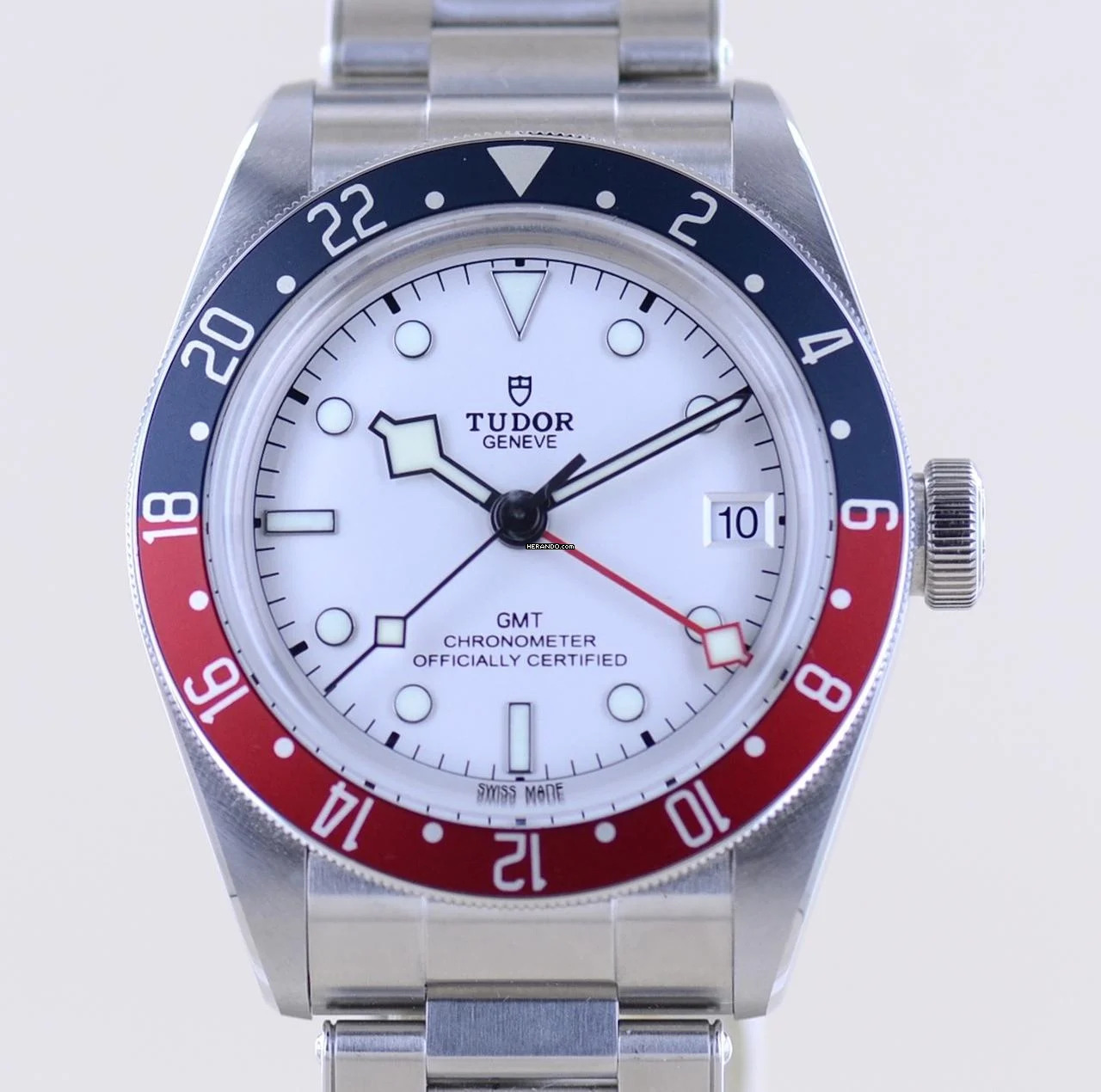 Tudor Black Bay GMT RB white Dial Top Heritage Pepsi 2023 B+P Diver Stahlband </h1>