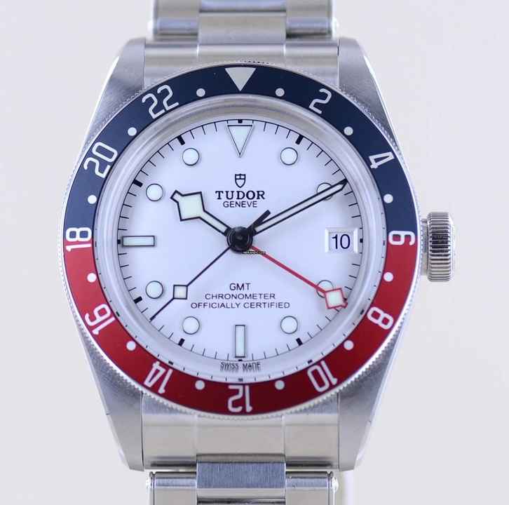  Tudor Black Bay GMT RB white Dial Top Heritage Pepsi 2023 B+P Diver Stahlband </h1> 