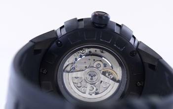 Thumbnail von Perrelet Turbine Pilot black PVD Kautschuk 48mm Automatic rar B+P </h1>