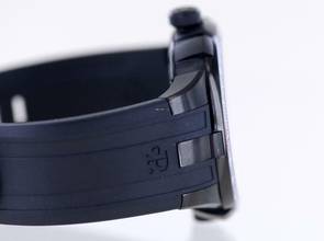 Thumbnail von Perrelet Turbine Pilot black PVD Kautschuk 48mm Automatic rar B+P </h1>