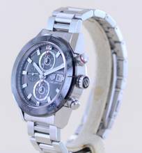 Thumbnail von TAG Heuer Carrera Calibre HEUER 01 Date Chronograph Heuer 01 grey Dial Ceramic 43mm Automatic B+P </h1>