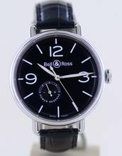 Thumbnail von Bell & Ross Vintage Heritage Steel Automatic 45mm black Dial Power Reserve Flieger B+P