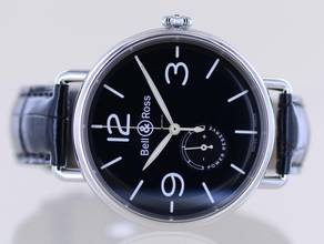 Thumbnail von Bell & Ross Vintage Heritage Steel Automatic 45mm black Dial Power Reserve Flieger B+P