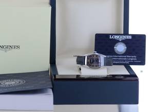 Thumbnail von Longines Evidenza Dresswatch Grey roman Dial Automatic Tonneau B+P Neu