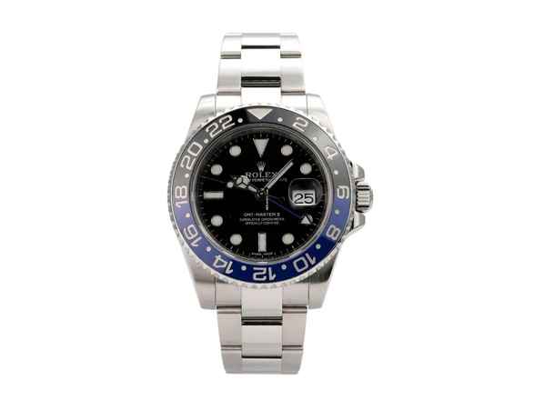  Rolex GMT-Master II Edelstahl Ref. 116710BLNR 