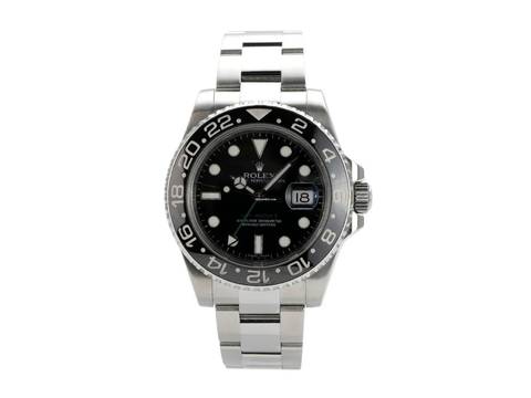  Rolex GMT-Master II Edelstahl Ref. 116710LN  