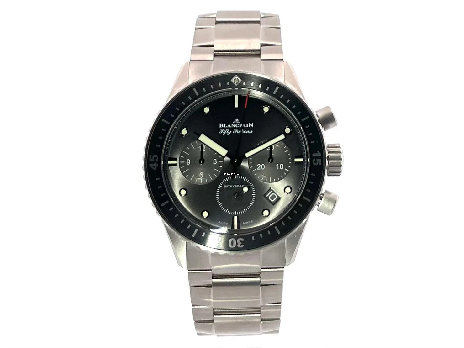  Blancpain Fifty Fathoms Bathyscaphe Chronograph Flyback 5200-1210-98S </h1> 
