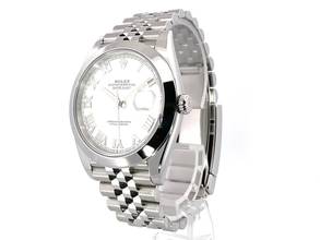 Thumbnail von Rolex Datejust 41 Ref. 126300 Oystersteel Weiß Römisch Jubile-Band </h1>