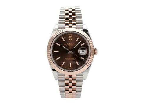  Rolex Datejust 41 Edelstahl Everose-Gold Ref. 126331 Choco Jubile-Band </h1> 